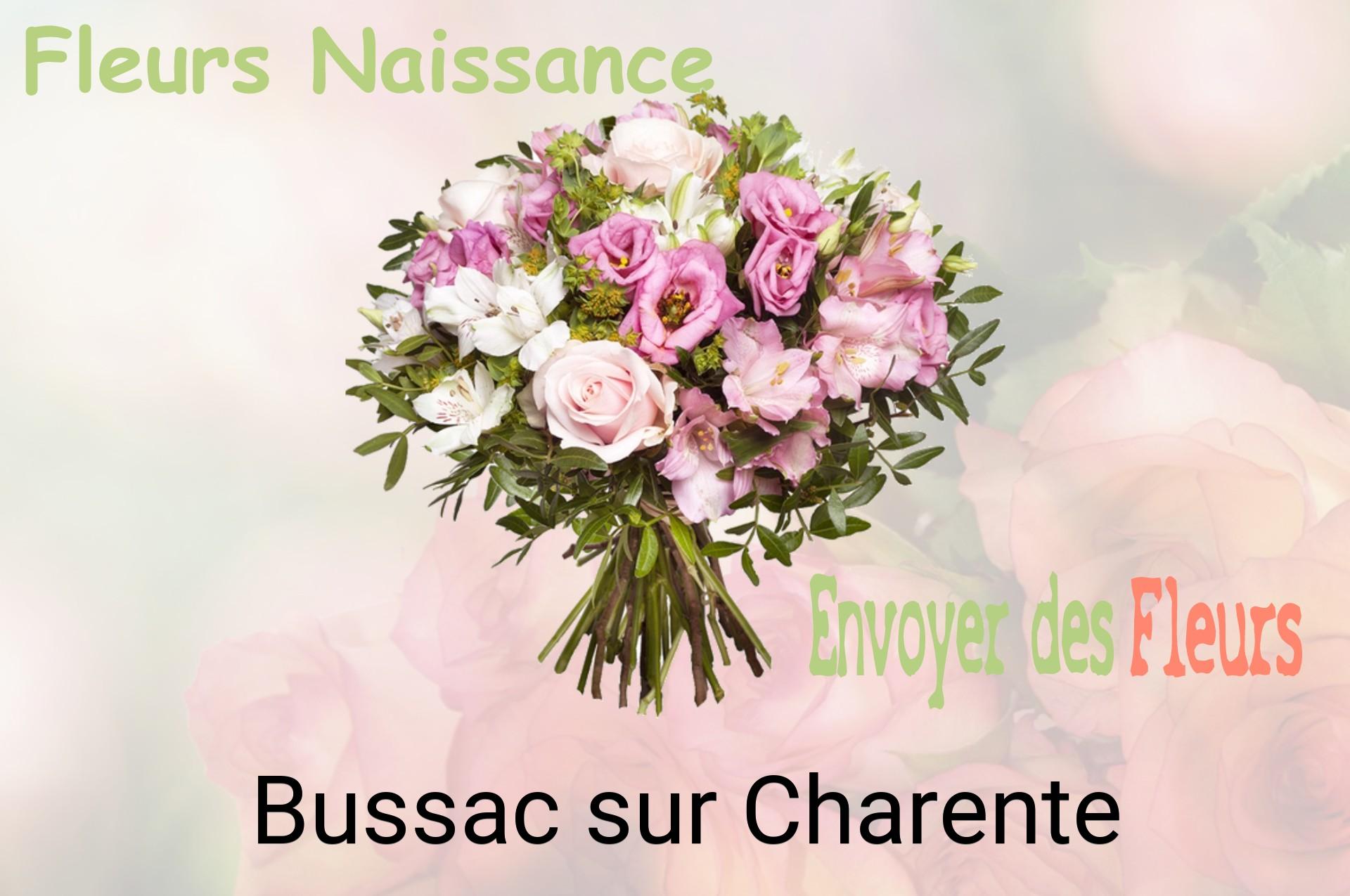 Bouquet de fleurs de naissance livré à Bussac-sur-Charente